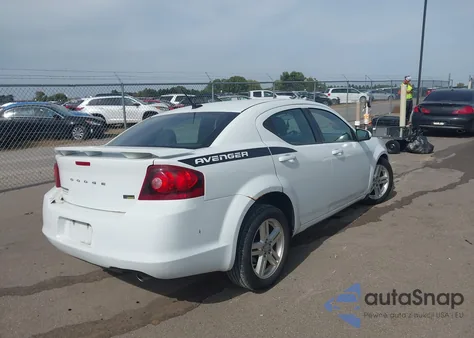 2013 Dodge Avenger Sxt z USA, uszkodzony, nr VIN 1C3CDZCG8DN709352